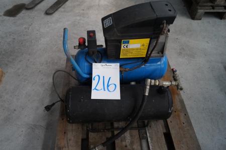 1.5 hp compressor with additional tank
