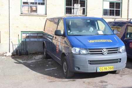 VW Transporter panel van, 2.0 TDI km counter shows: 126899 km, initial registration date: 16-11-2011, Frame number: WV1ZZZHZBH129622 (the vehicle is unsubscribed)