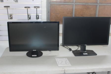 2 pcs. computer monitors