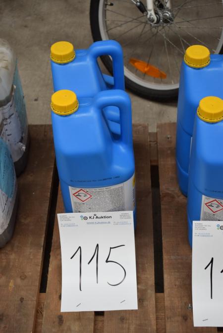 2 x 5 L Industrial cleaning agent klorbasret