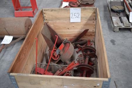 Miscellaneous JF parts for farm machinery