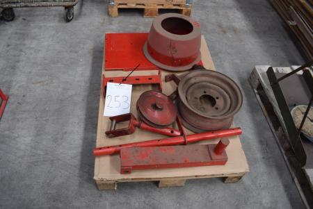 Miscellaneous JF parts for farm machinery