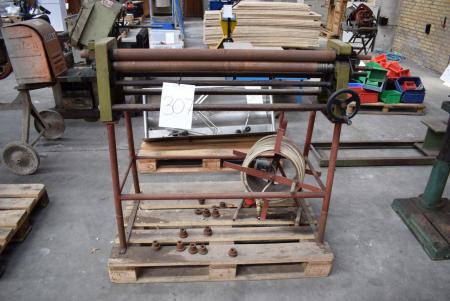Bending rollers incl. matrixes and cable reel