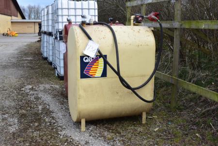 Oil tank 1200 L with pump