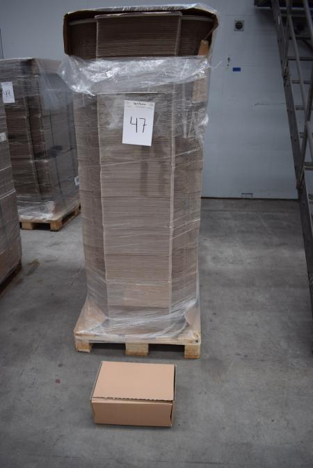 Cardboard boxes, 600 pcs - L 40 x W 28 x H 15.5 cm
