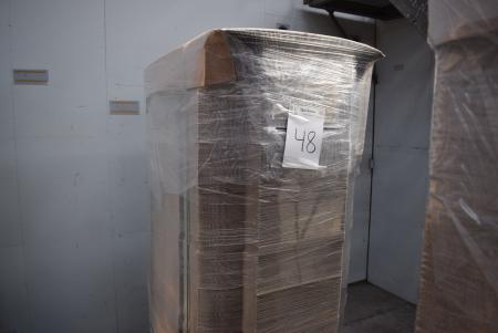 Cardboard boxes, 600 pcs - L 40 cm x W 28 cm x H 15.5 cm