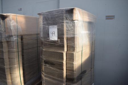 Papkasser, 600 stk - L 40 x B 28 x H 15,5 cm