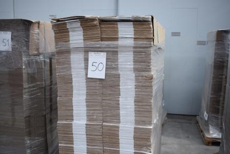 Paletten Pappkartons ca. 600 Stück 39 L x B 30 x H 12,5 cm