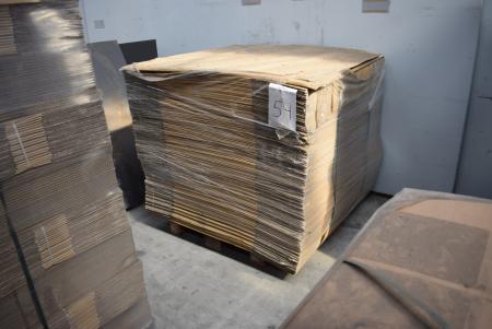 Pallet cardboard boxes, L 64 x W 68 x H 60 cm
