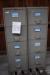 2 pcs. filing cabinets with drawers 4 / every