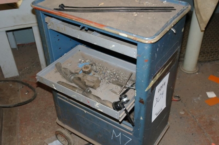 Workshop trolley with drawers, Gedore