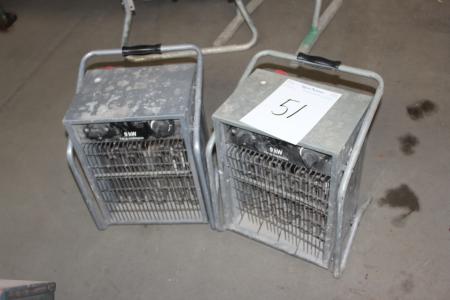 2 pcs 9 KW heaters