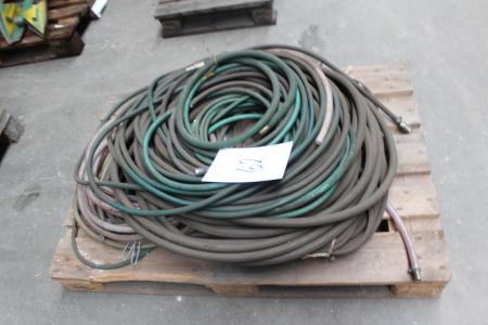 Party of gas hose and water hose.