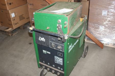 Migatronic Me 505 Co2 welding machine with wire box.