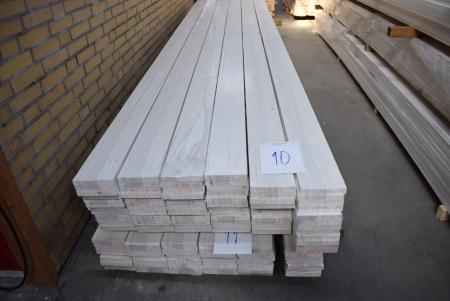 Planks 22 x145 mm, primed, sawn / planed L 420 cm, 72 pcs