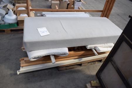 4 pcs. bed frames + box mattress 80 x 200 cm