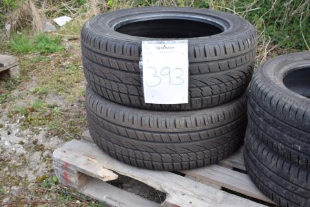 2 pcs. Summer tires 255-55-18, Continental 4x4