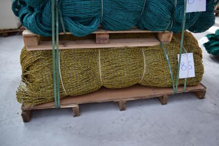 HDPE woven mesh yellow / blue 3.5 mm 10x10 cm 166 kg