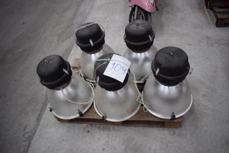 5 pieces. industrial Lamps