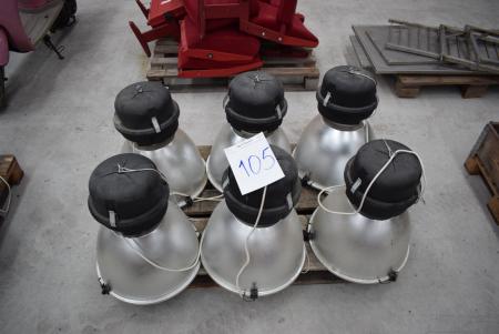 6 pieces. industrial Lamps