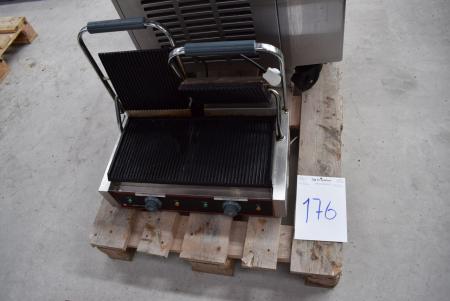 Table grill, Gastro, double industrial grill