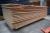 19 pcs. particle board to the pallet rack