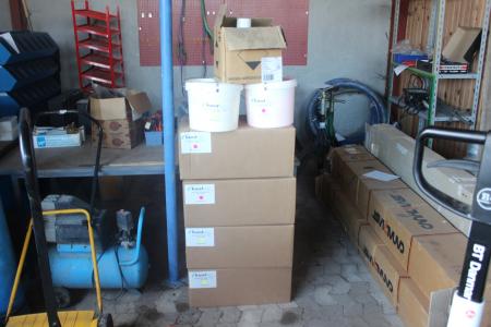 10 buckets of Leak detection powder brand Konf air.