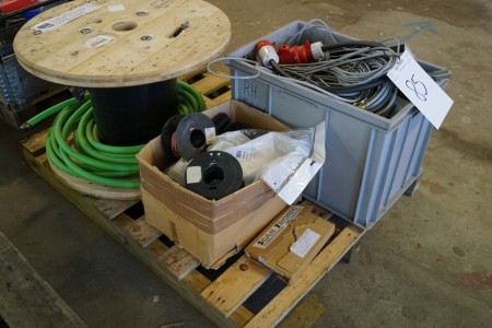 Box with Cables. + roller with cable.