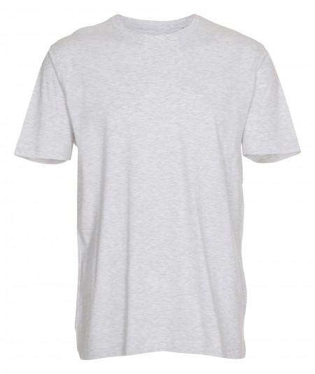 Nicht gepresste Bekleidungsfirma unbenutzt: 50 Stück T-Shirt, Rundhalsausschnitt, ASH, 100% Baumwolle, 50 M