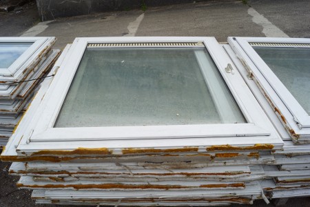 Windows Kunststoff mit Luftkanal verwendet 128,5x138 cm 10 Stück