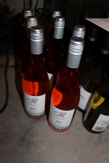 7 flasker Rose vin Puglia rose vin  