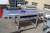 Electric conveyor belt 200x65 made in stainless steel with plastic conveyor belt