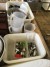 Palle with various tube bowls + various baking equipment