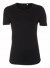 Non-Pressed Upright: 45 pcs. LADY T-Shirt, Round Neckline, BLACK, 100% Cotton. 34 XS - 10 S - 1 M