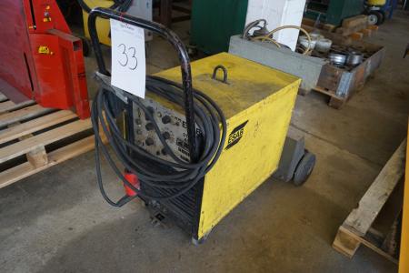 Esab Square Wame DTA 200 ACDC welding with cables. Malfunction.