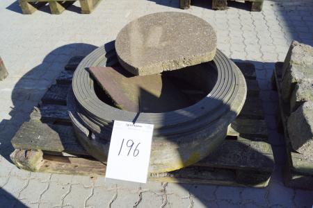 Concrete lid + 2 rubber rings