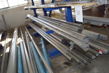 Various stainless steel tubes 304L mm.