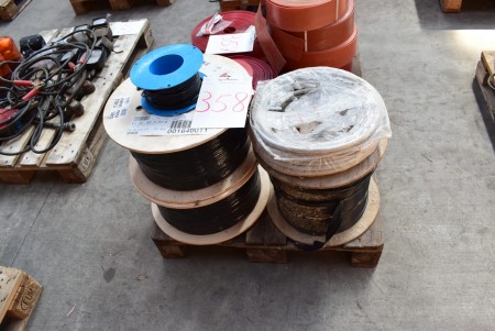 3 cylinder is of the aerial cable, ca. 700 m + installation cable