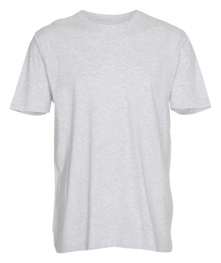 Firmatøj uden tryk ubrugt: 50 STK. T-shirt , rundhalset , ASH , 100% bomuld,  50 M