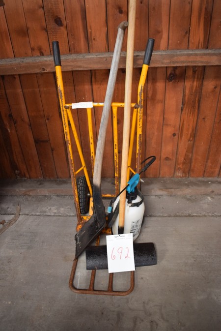 Sack truck with div. Garden Tools