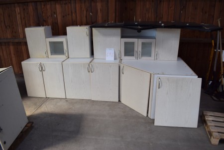 Kitchen units with canopy