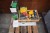 Miscellaneous Tools + 3 pcs. dunk tanks 3000 air cylinders. unused