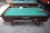 Pool table. Missing frame on one side.