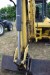 Trencher marked. New Holland 115.B, with scum on the dipper and hydraulic quick coupler. 8 pcs shovels medf. Årg 2,007 hours number 7608