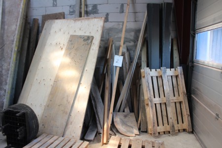 Various timber in the corner