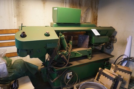 Bandsaw with extra blades.
