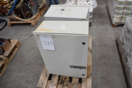 2 pcs. waterproof electrical cabinets