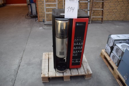 Kaffeemaschine gekennzeichnet. Wittenborg FB5100. Die Maschine ist in gutem Zustand und mit frisch renovierten Ventilen