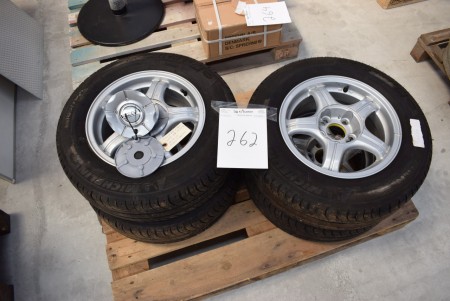 4 pcs. alloy wheels with tires 185 / 70-14