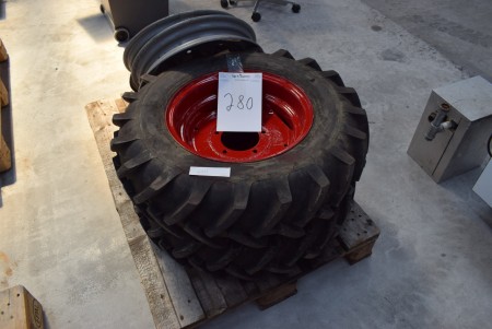 2 pcs. tractor tires